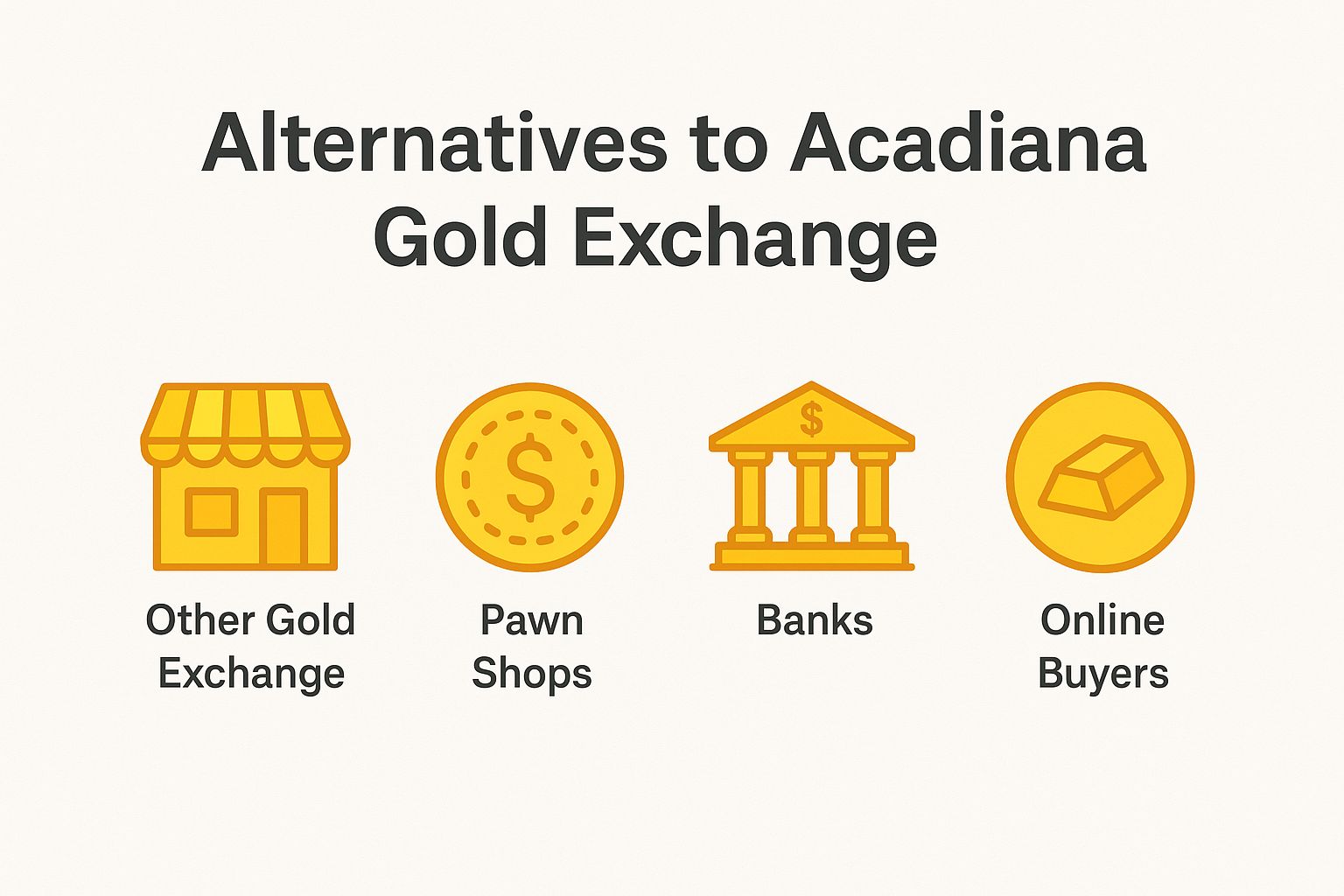 Alternatives to Acadiana Gold Exchange