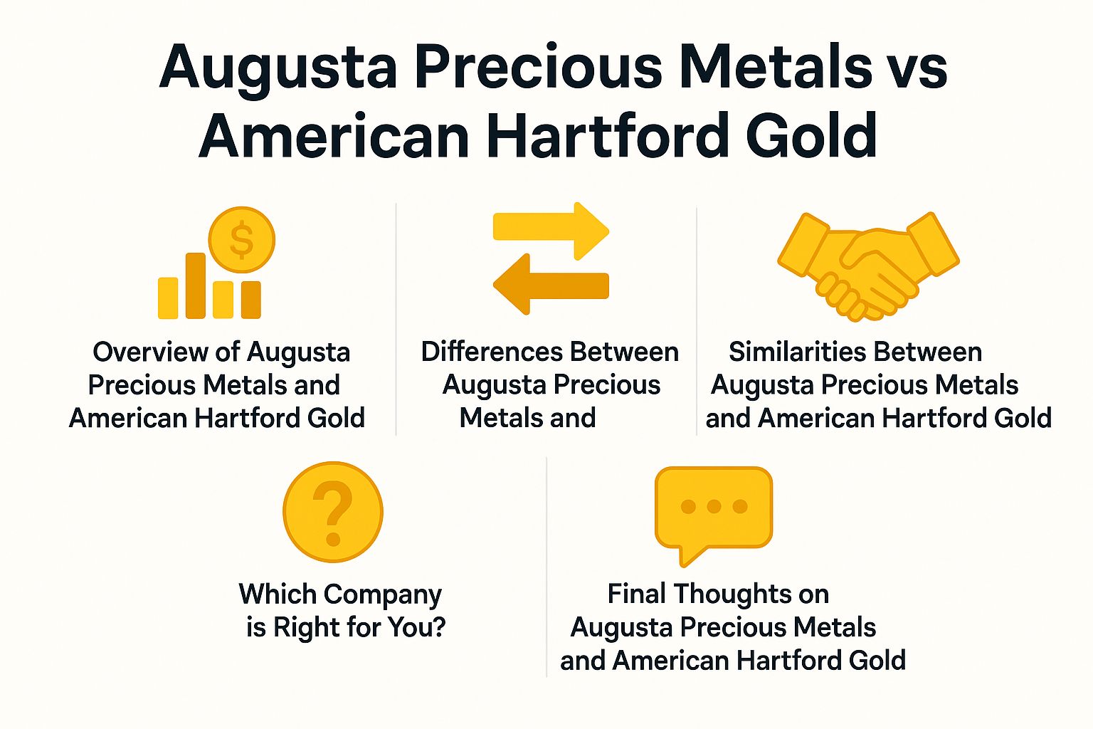 Augusta vs Hartford: Comparing Leading IRA Providers