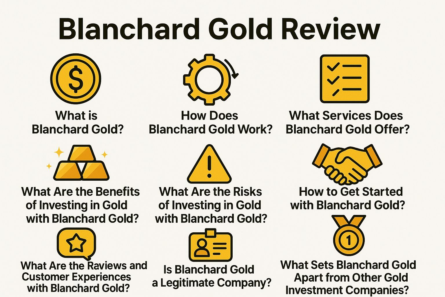 Blanchard Gold for Serious Precious Metals Buyers