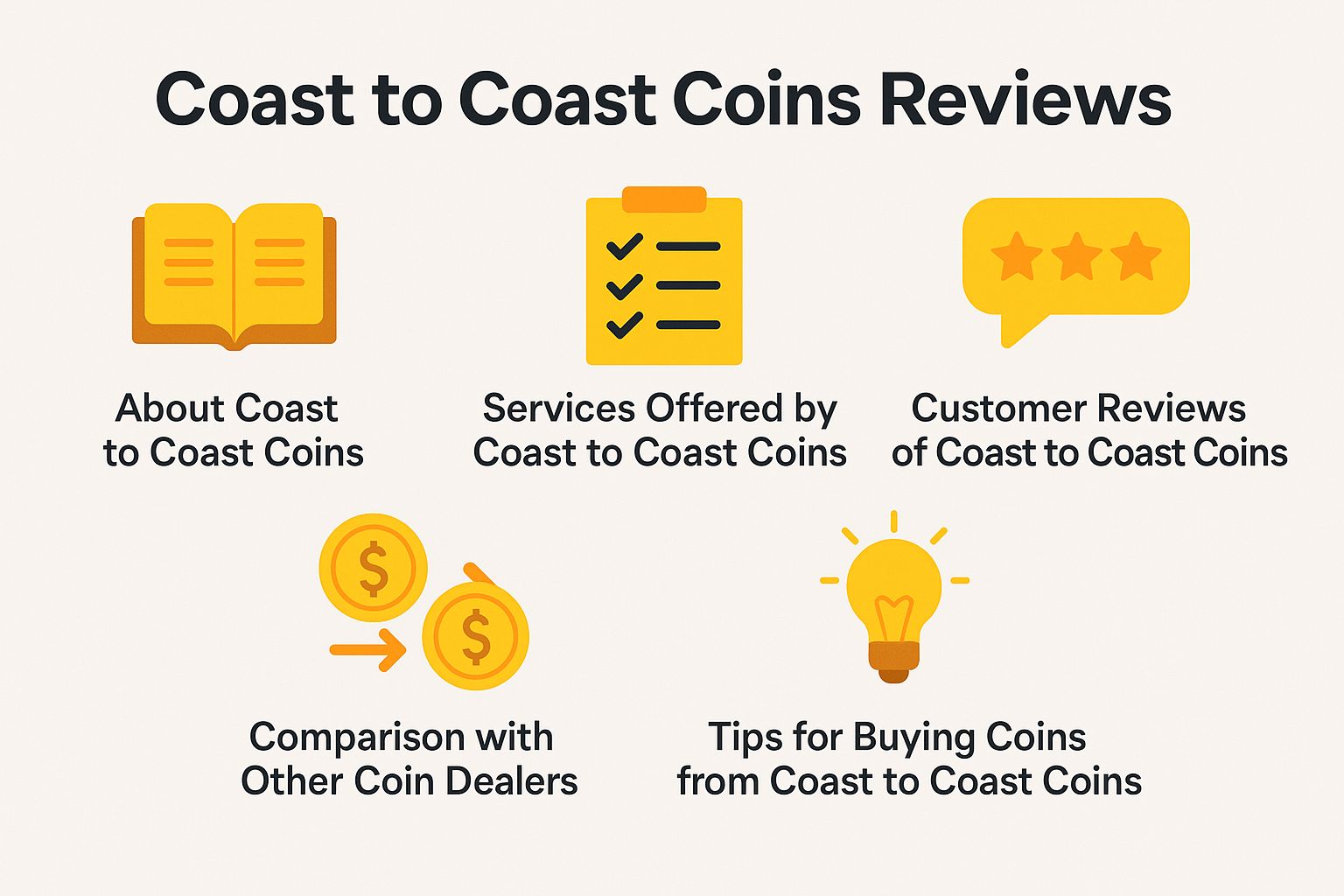 Coast to Coast Coins Reviews