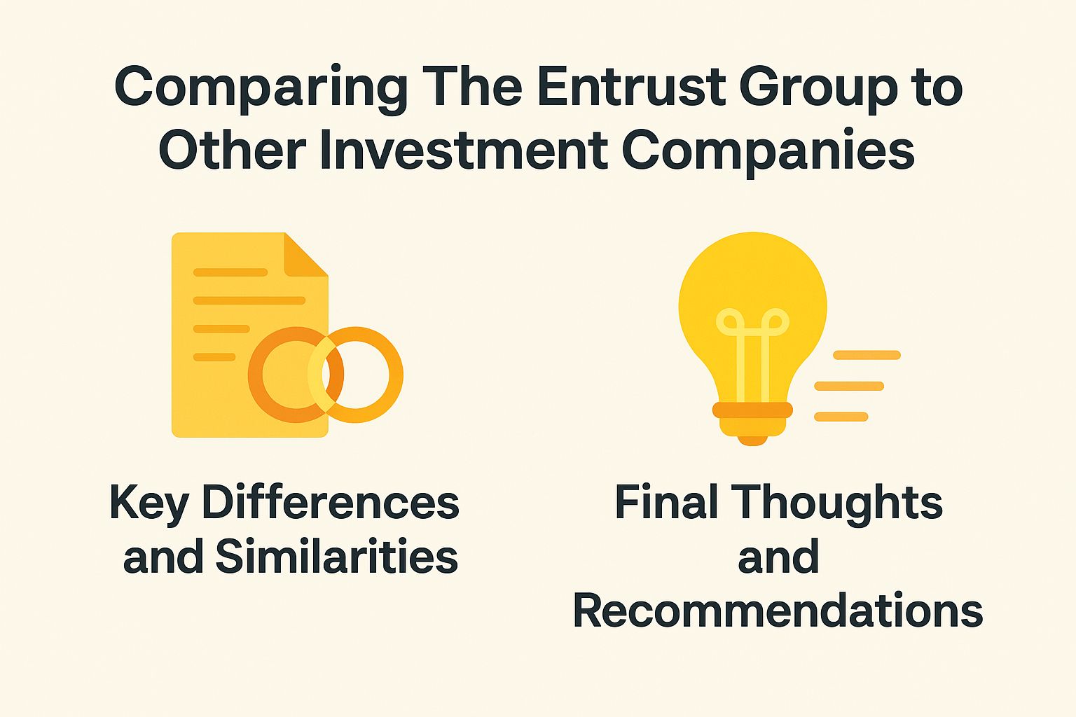 Comparing The Entrust Group to Other Investment Companies