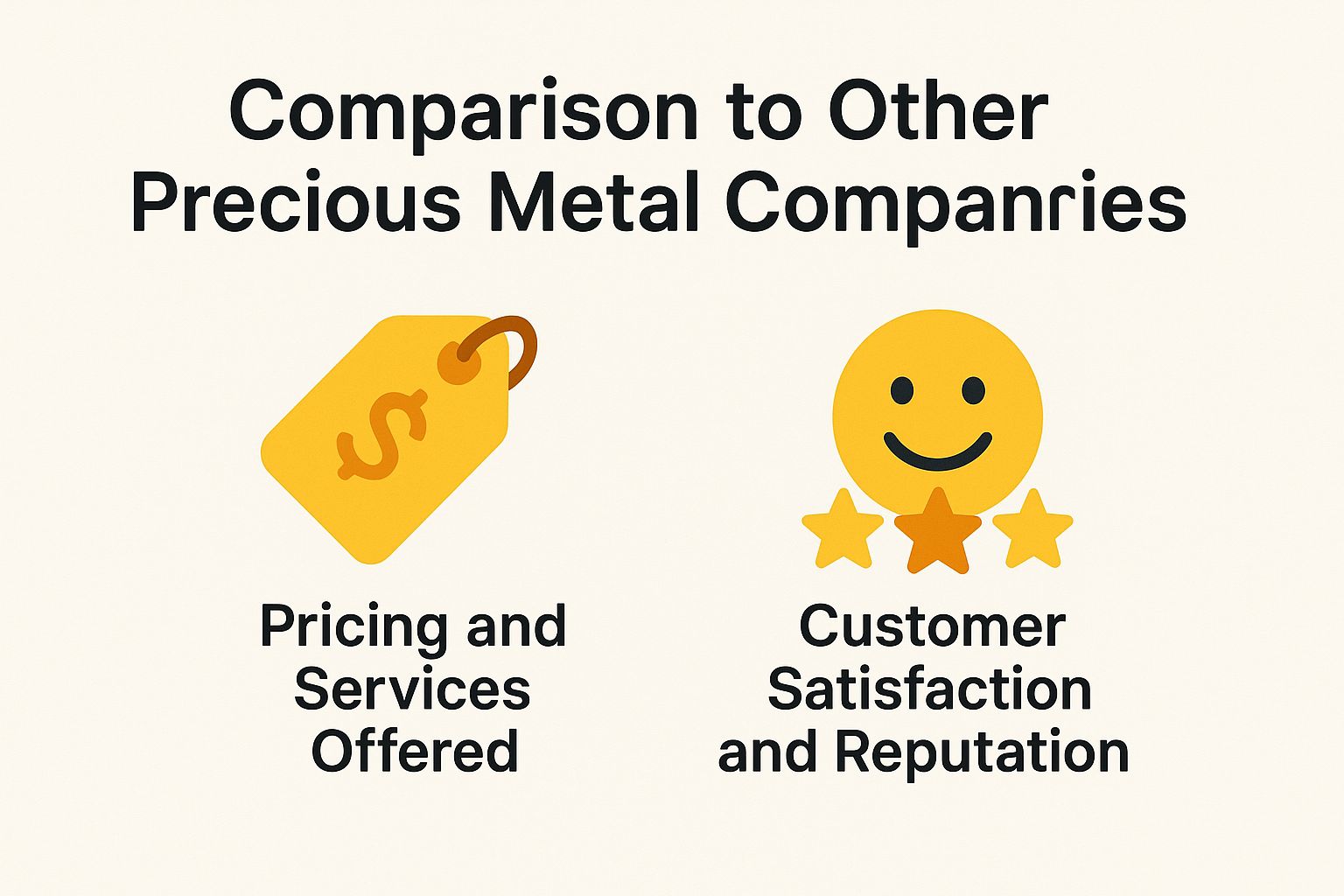Comparison to Other Precious Metal Companies