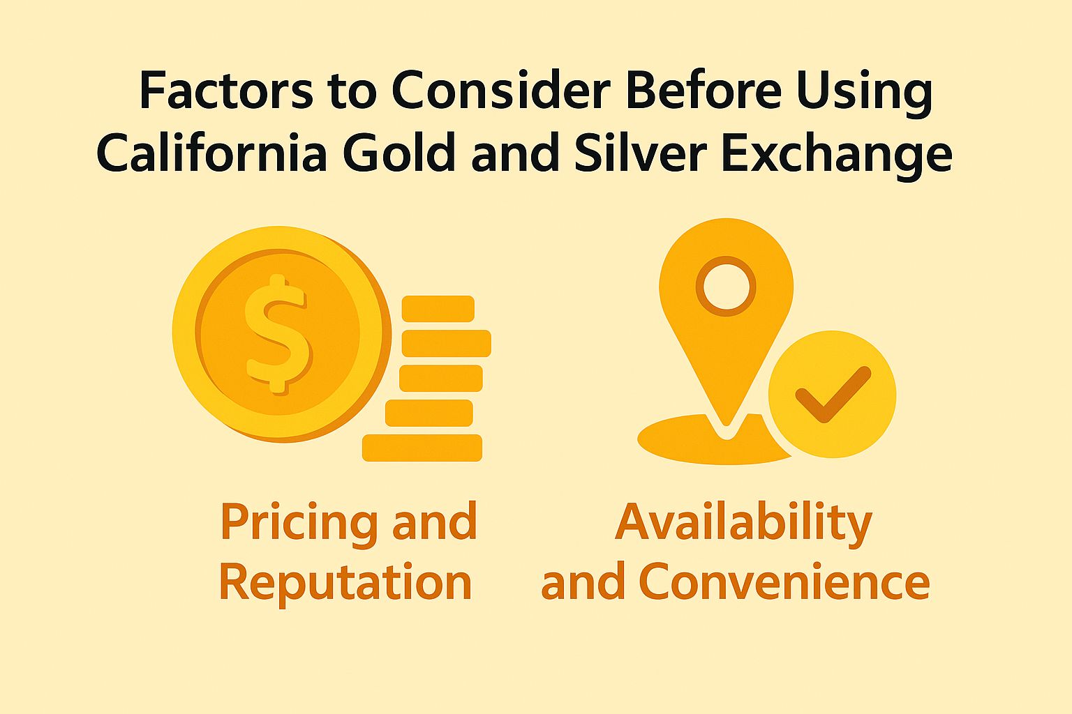 Factors to Consider Before Using California Gold and Silver Exchange