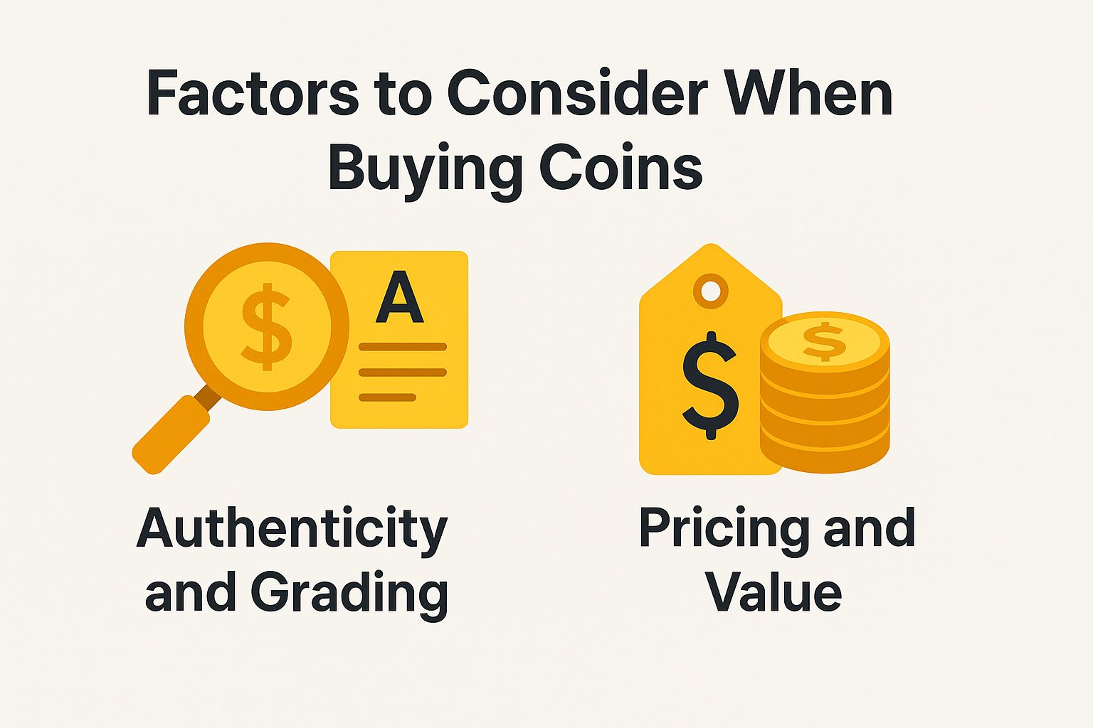 Factors to Consider When Buying Coins