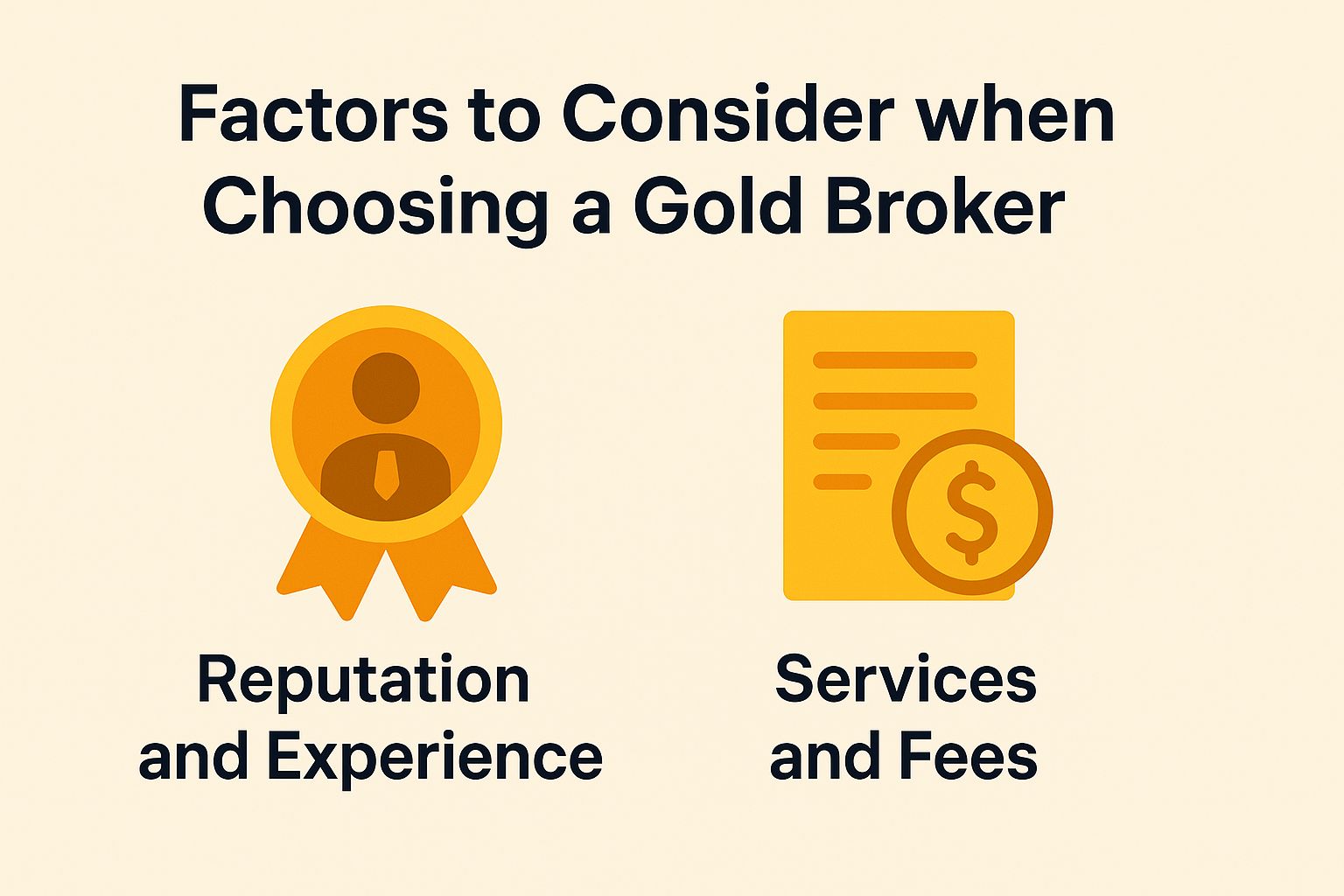 Factors to Consider when Choosing a Gold Broker