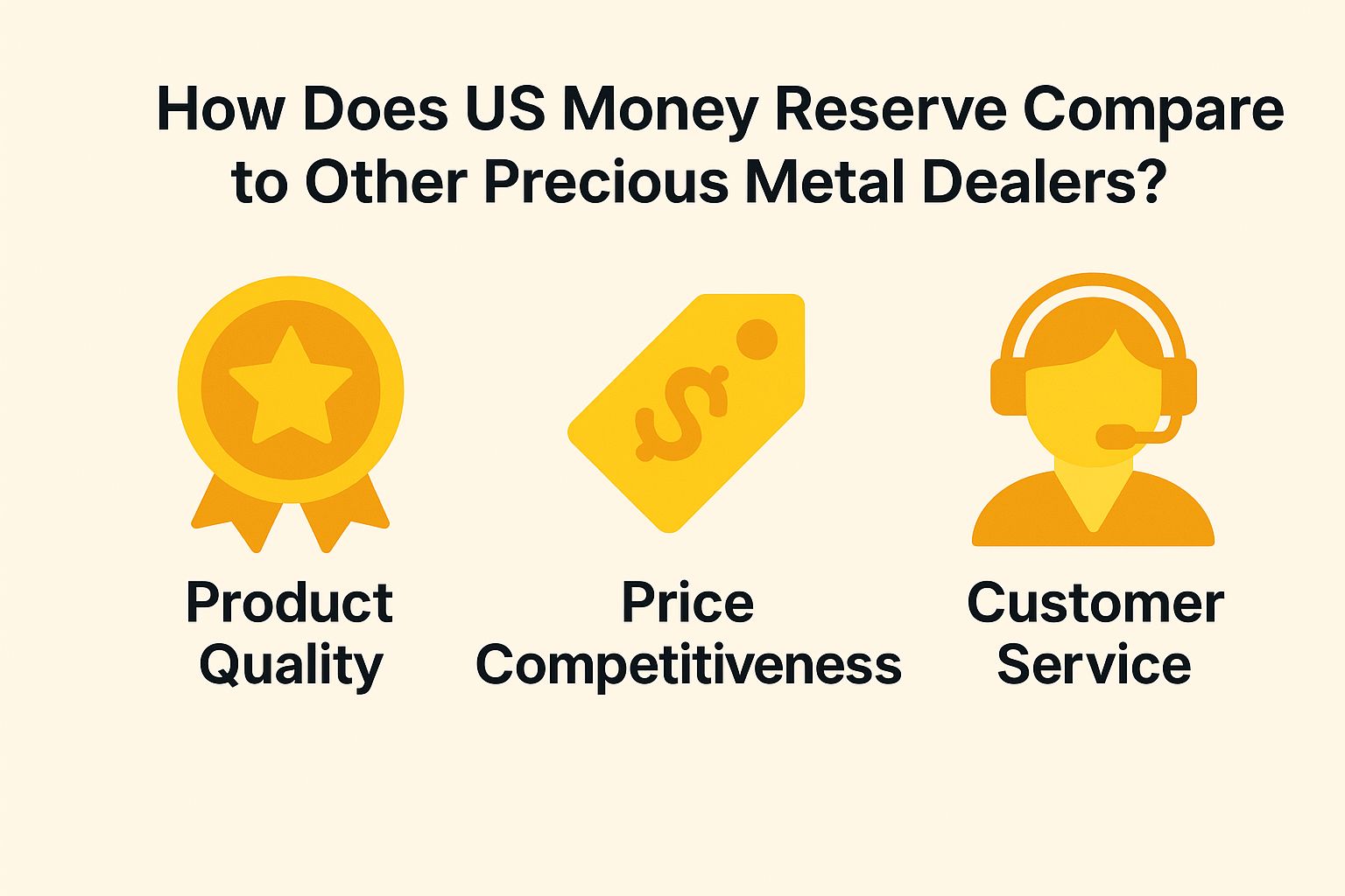 How Does US Money Reserve Compare to Other Precious Metal Dealers?