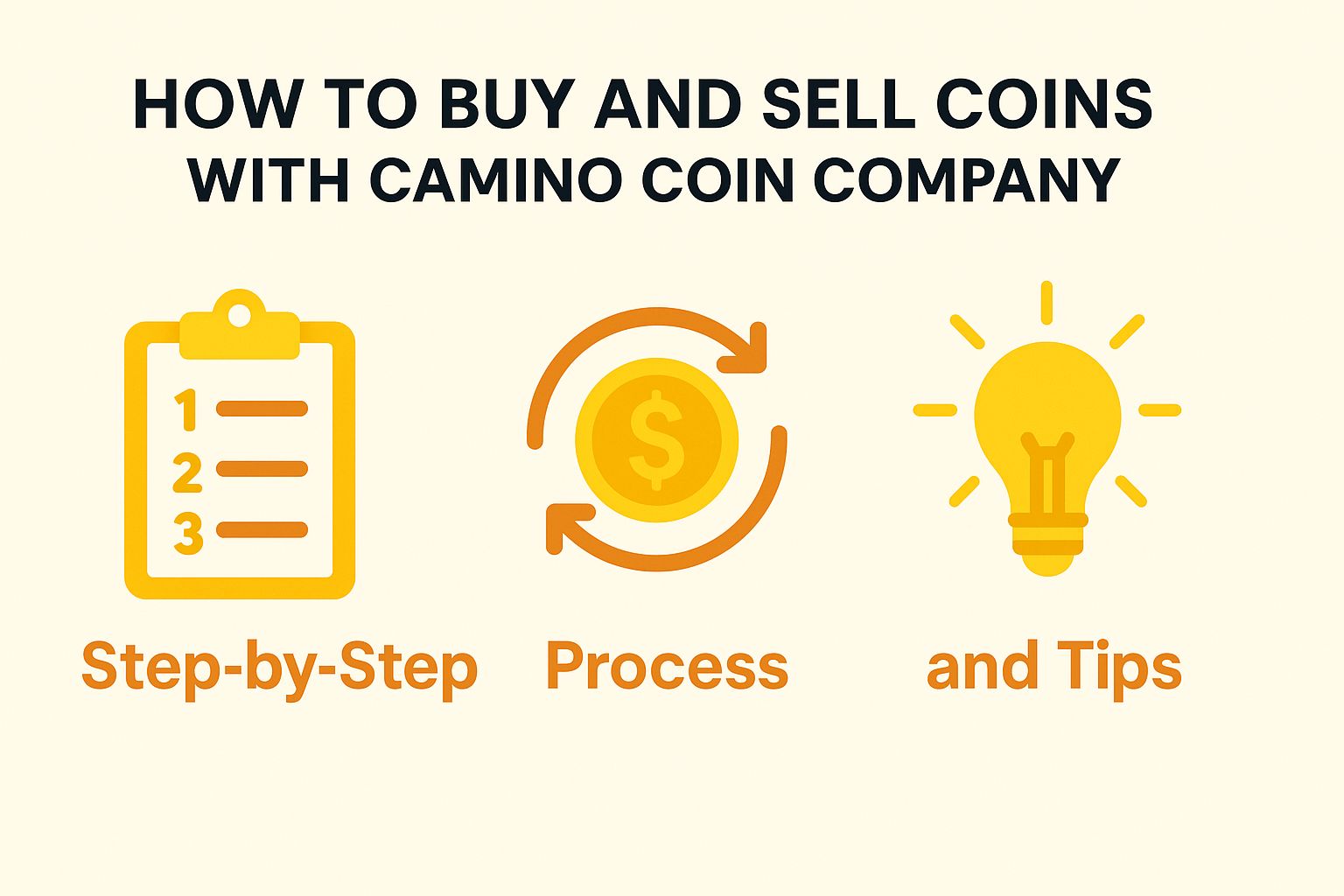 How to Buy and Sell Coins with Camino Coin Company