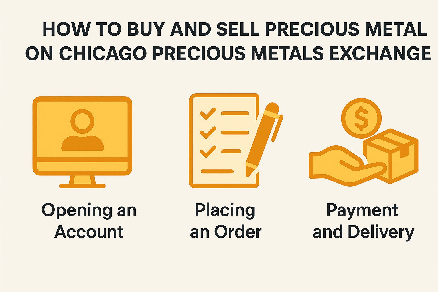 How to Buy and Sell Precious Metals on Chicago Precious Metals Exchange?