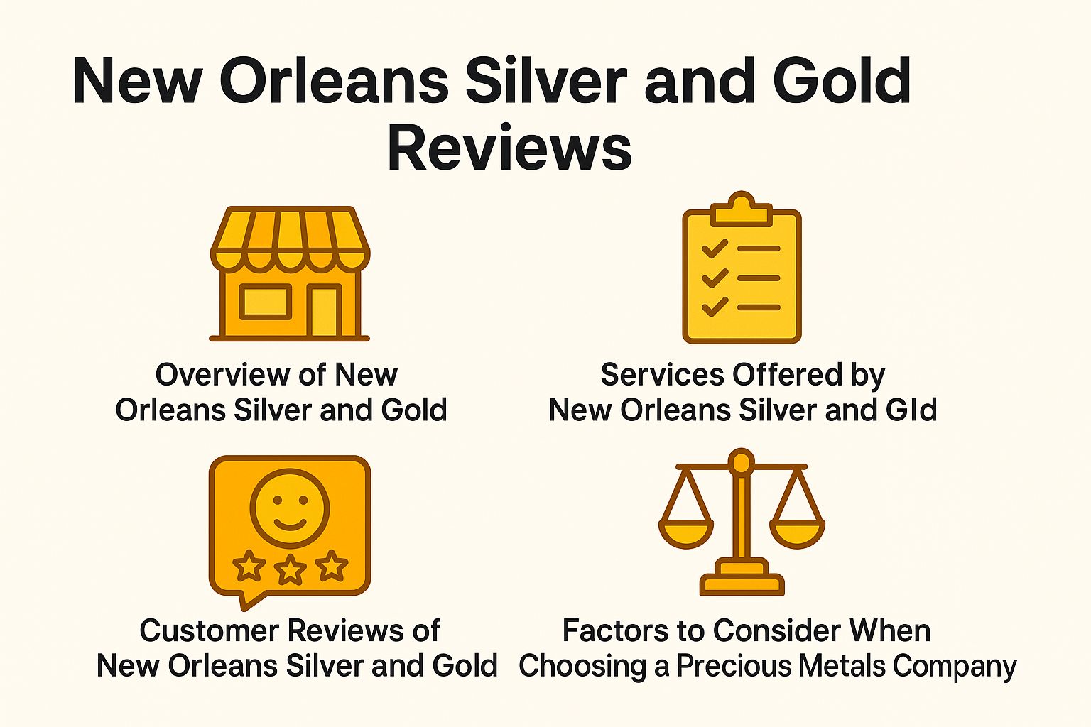 New Orleans Silver and Gold Reviews