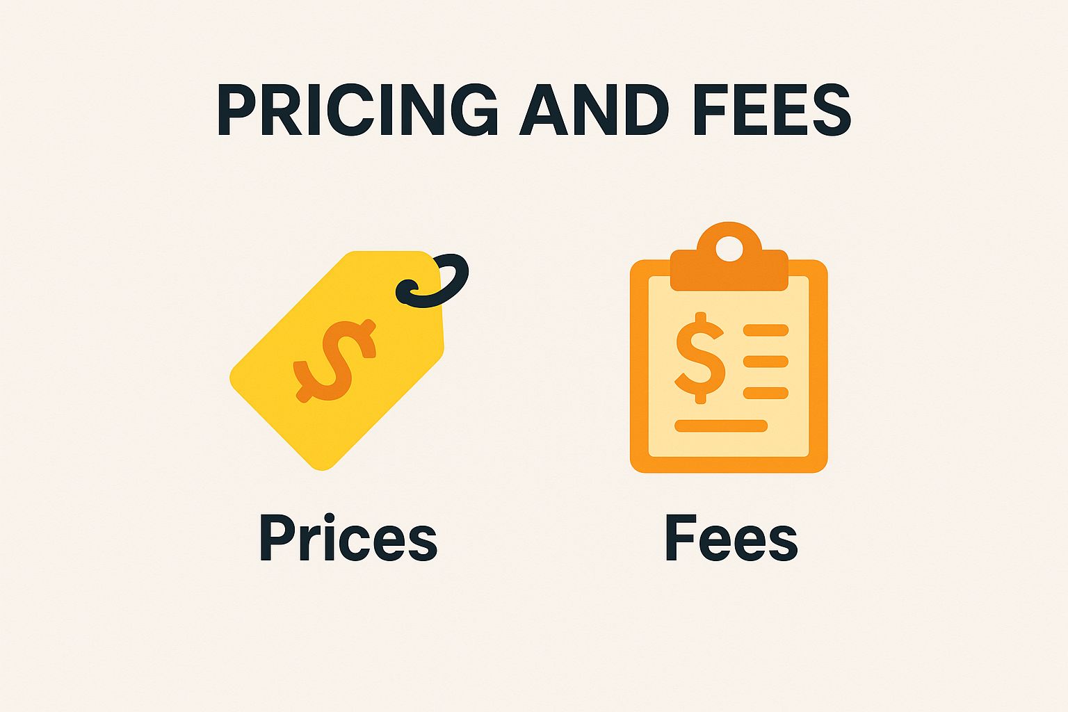Pricing and Fees