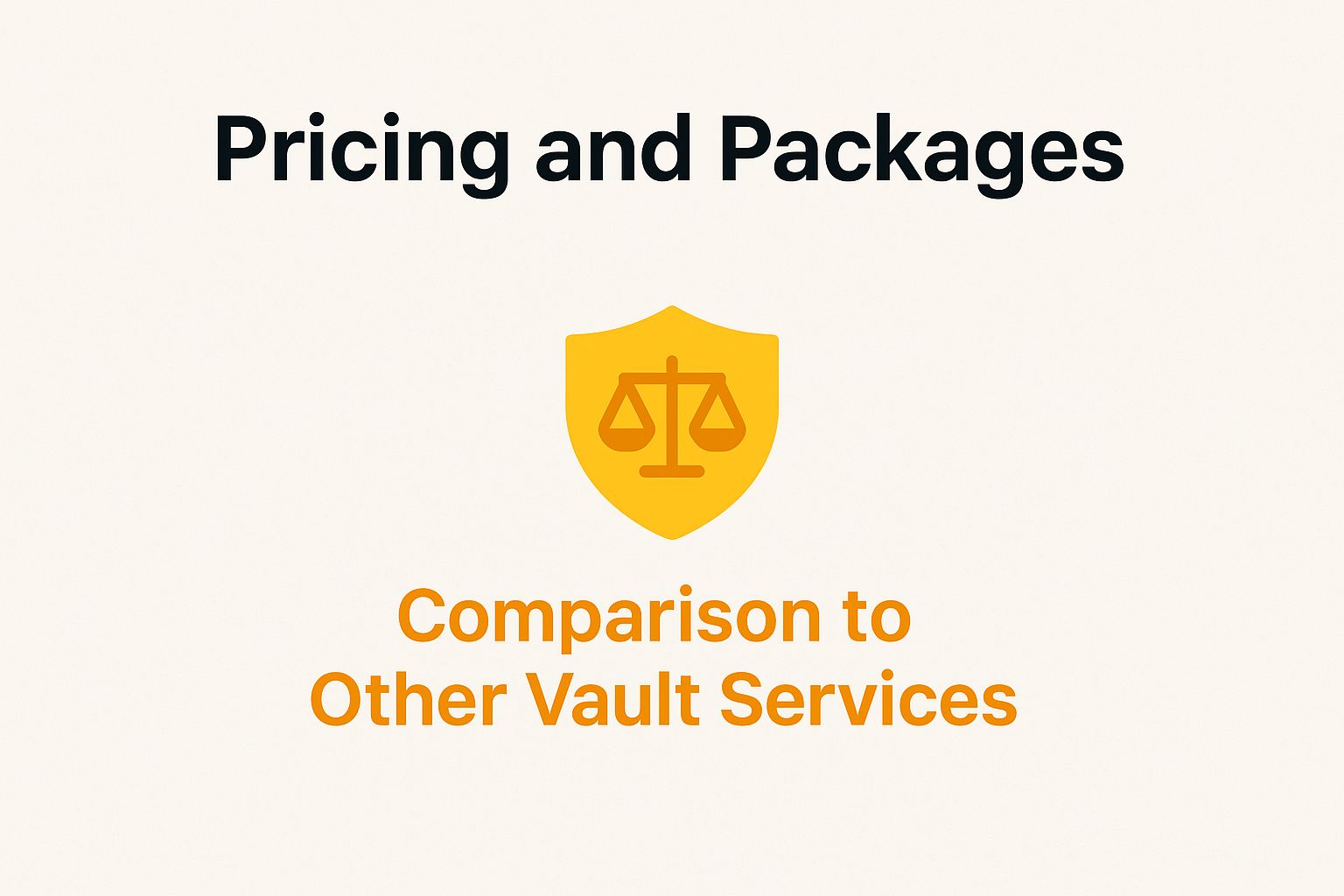 Pricing and Packages