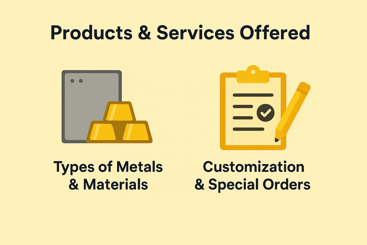 Products and Services Offered