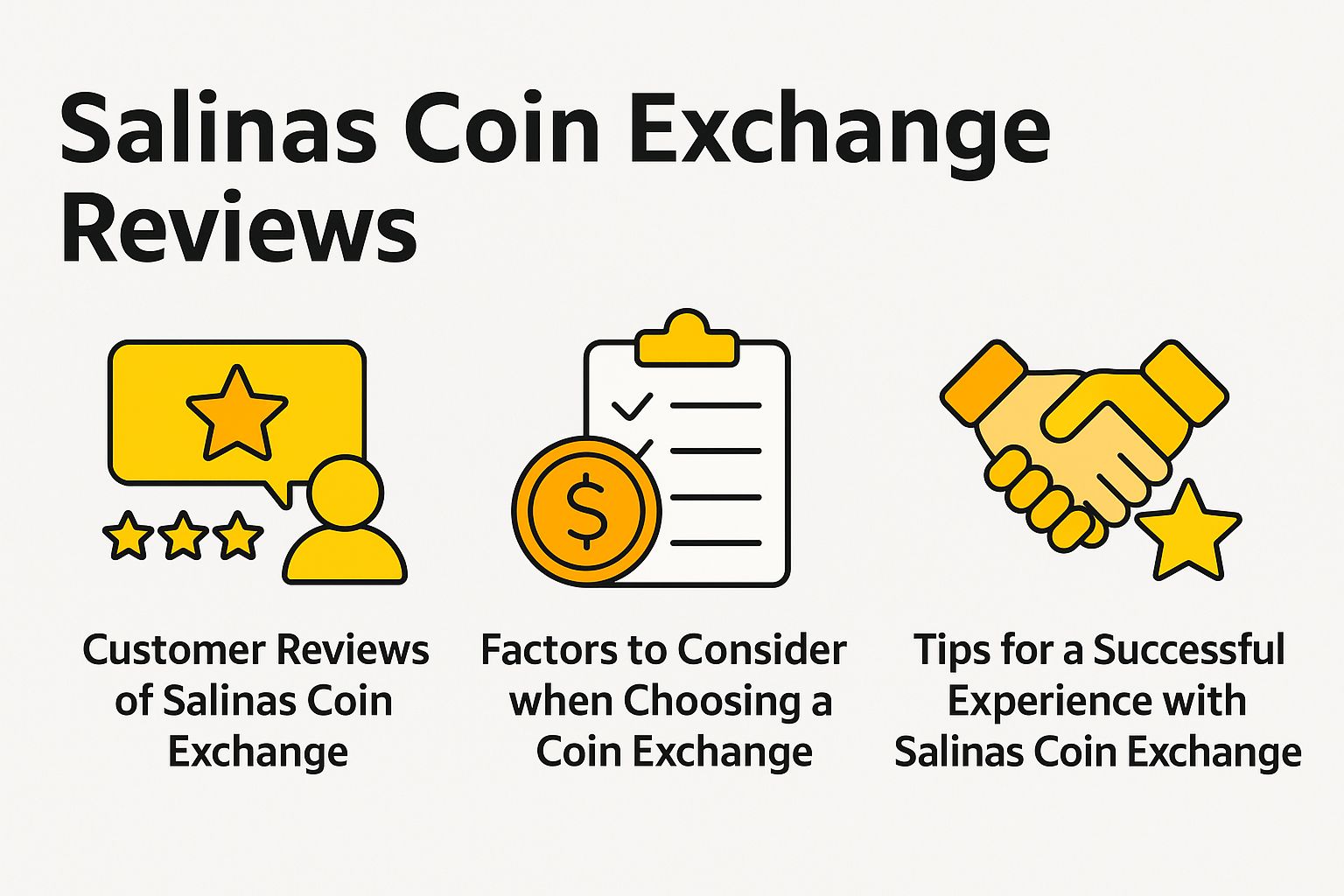 Salinas Coin Exchange Reviews