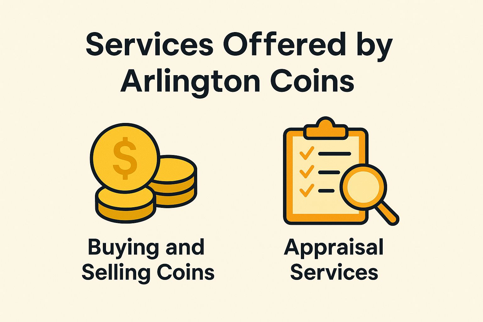Services Offered by Arlington Coins