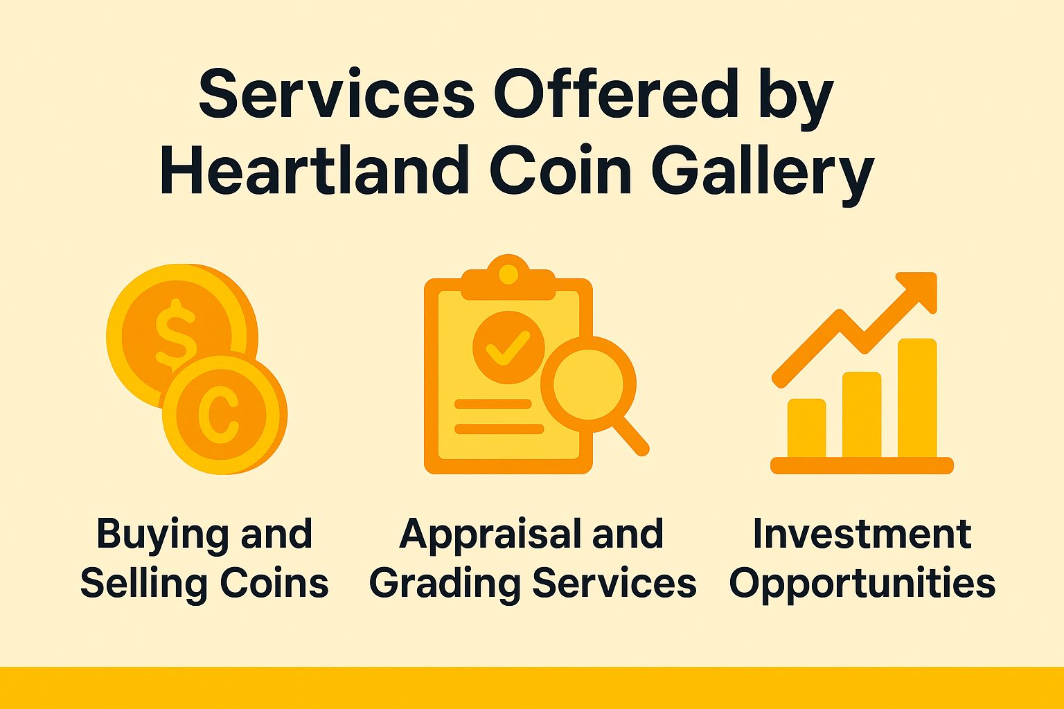 Services Offered by Heartland Coin Gallery