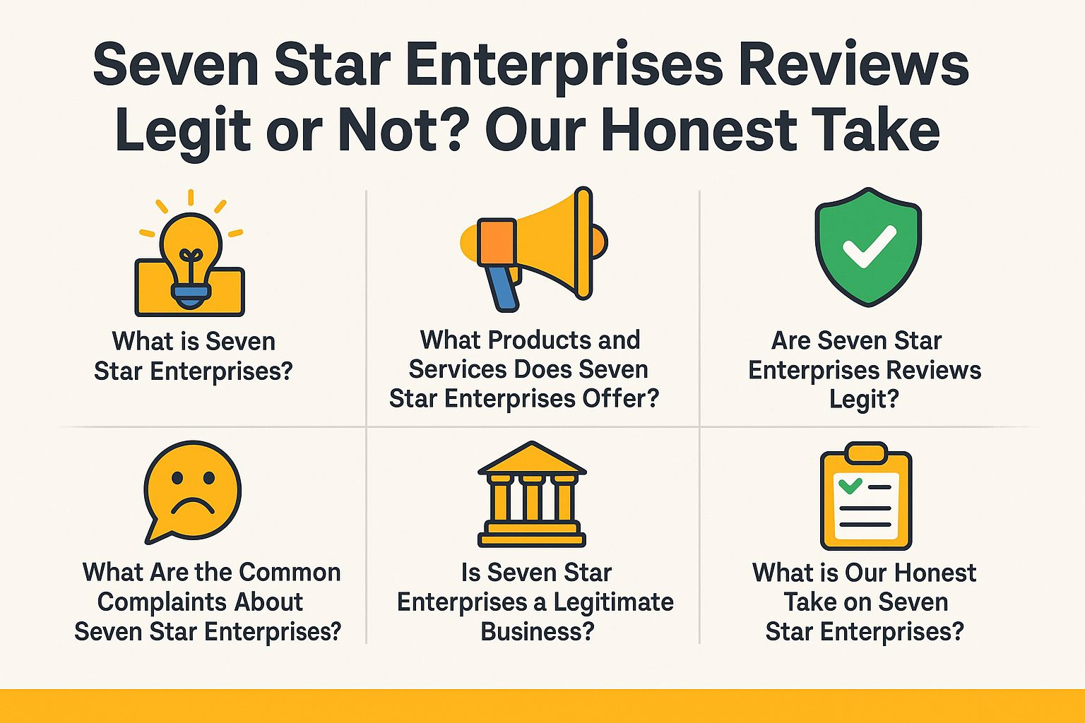 Seven Star Enterprises: Legit or Not?