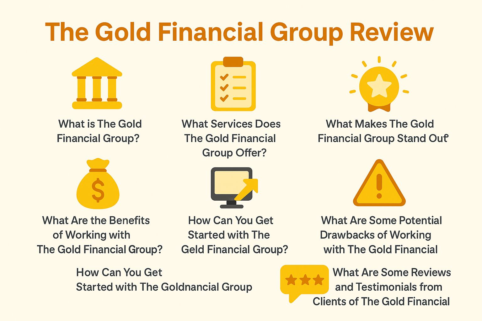The Gold Financial Group Buyer Experiences
