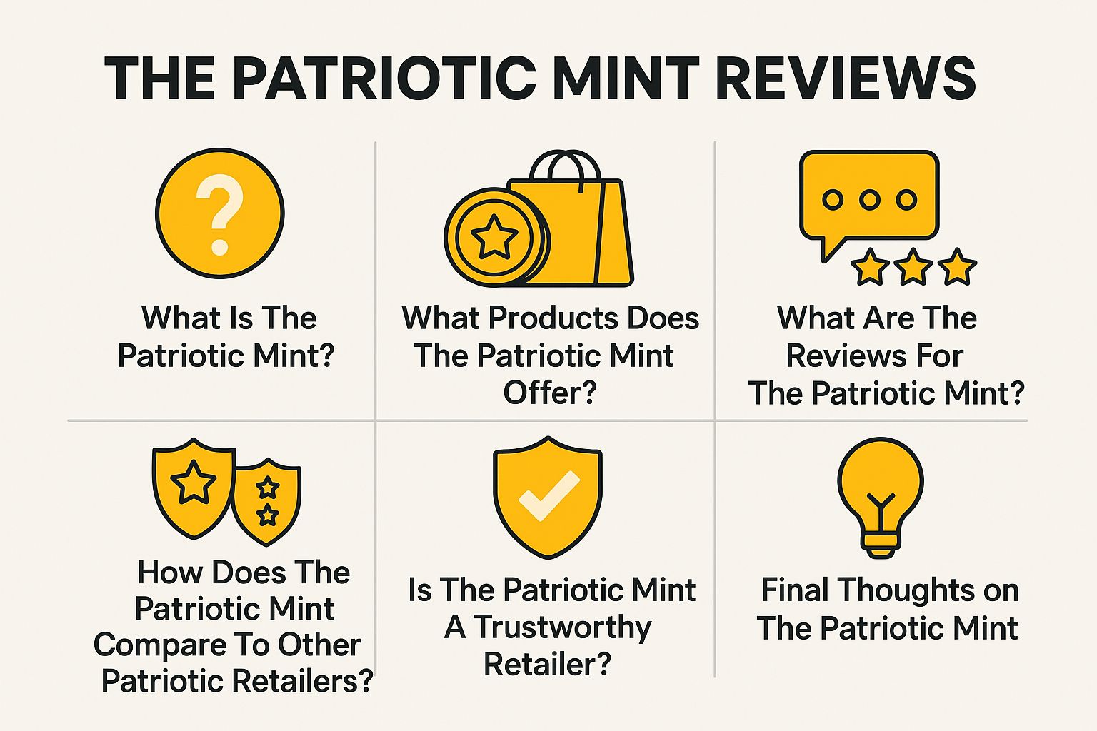 The Patriotic Mint Reviews