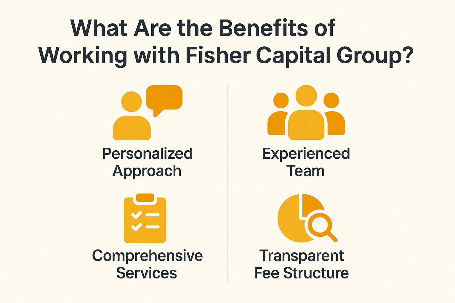 What are the Benefits of Working with Fisher Capital Group?