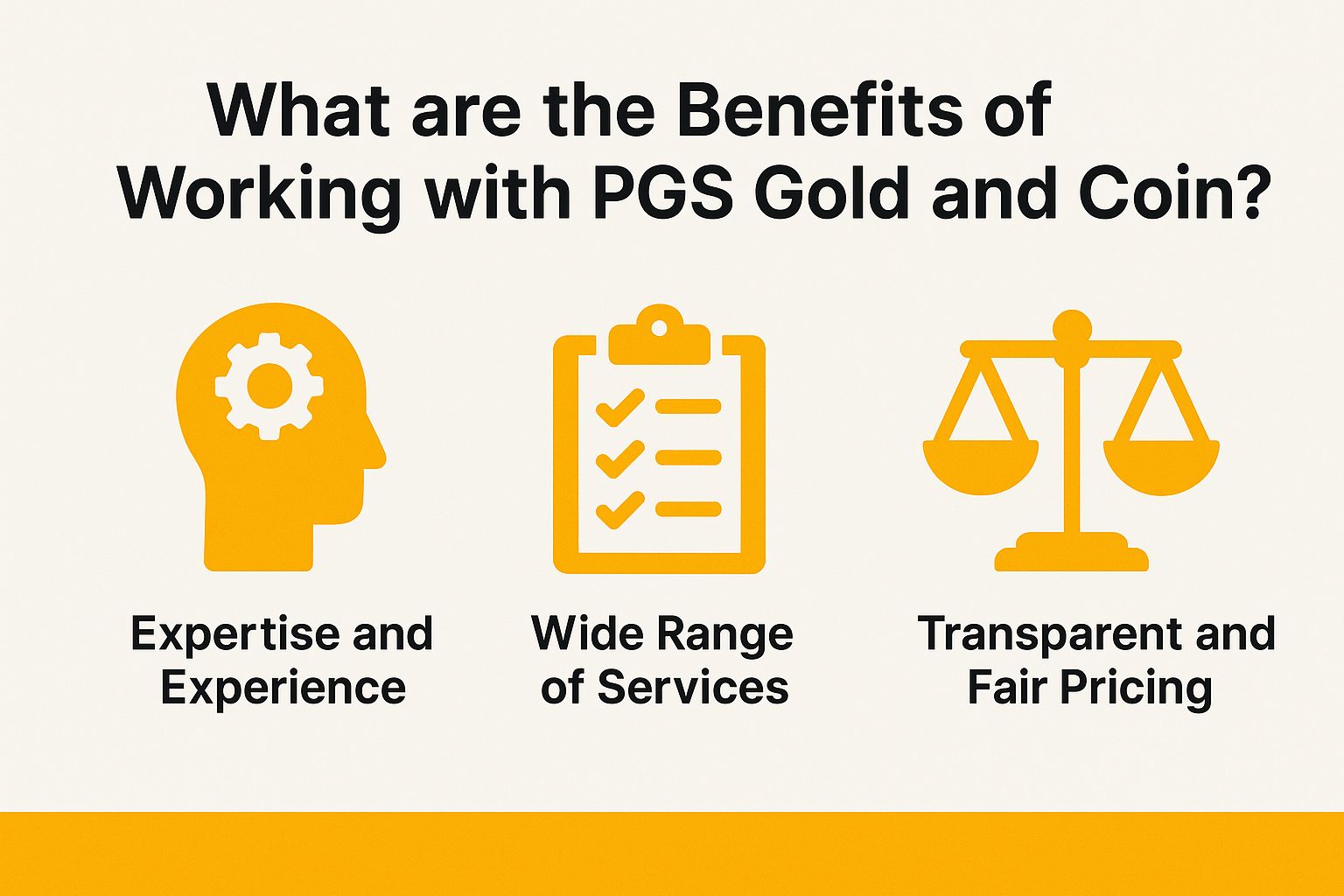 What are the Benefits of Working with Pgs Gold and Coin?