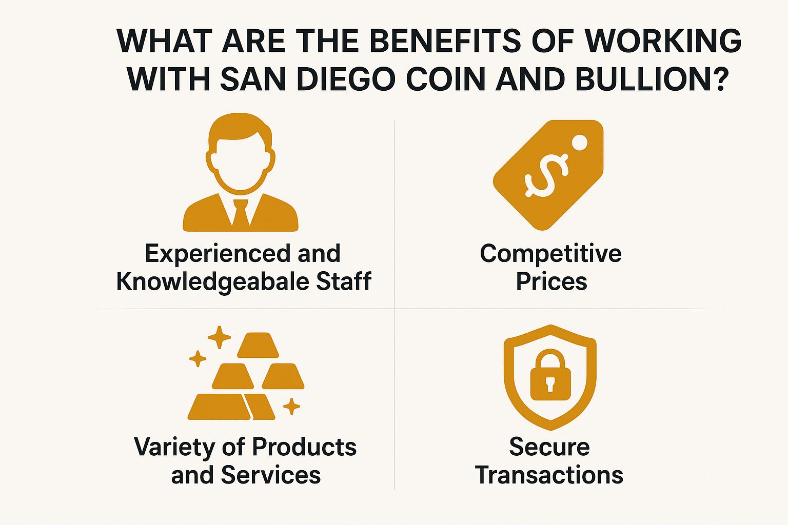 What Are the Benefits of Working with San Diego Coin and Bullion?