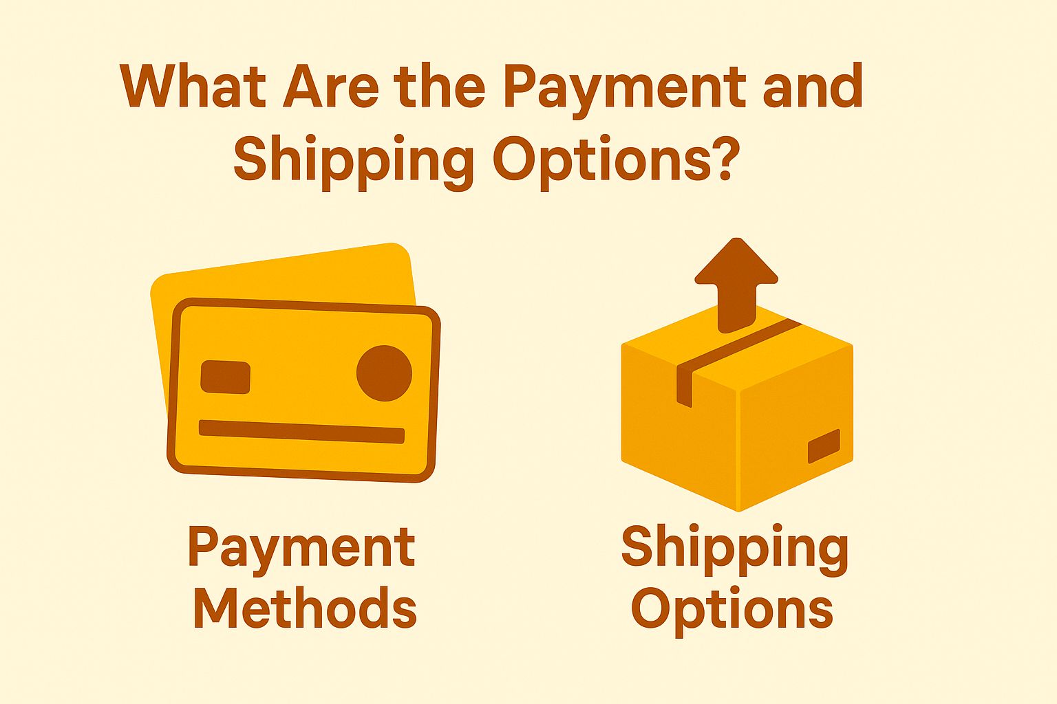 What Are the Payment and Shipping Options?