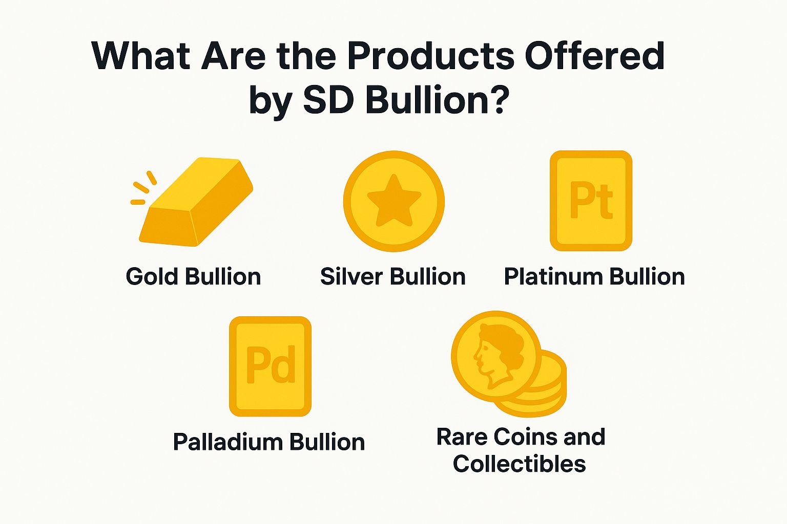 What Are the Products Offered by SD Bullion?
