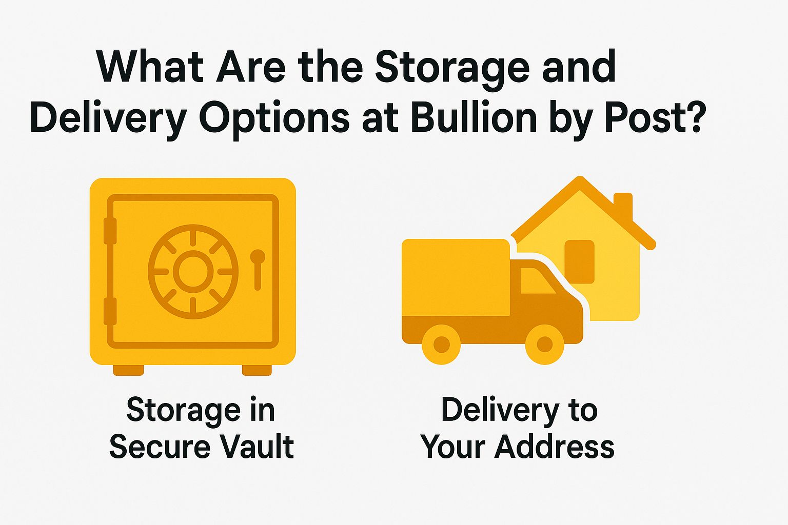What Are the Storage and Delivery Options at Bullion by Post?