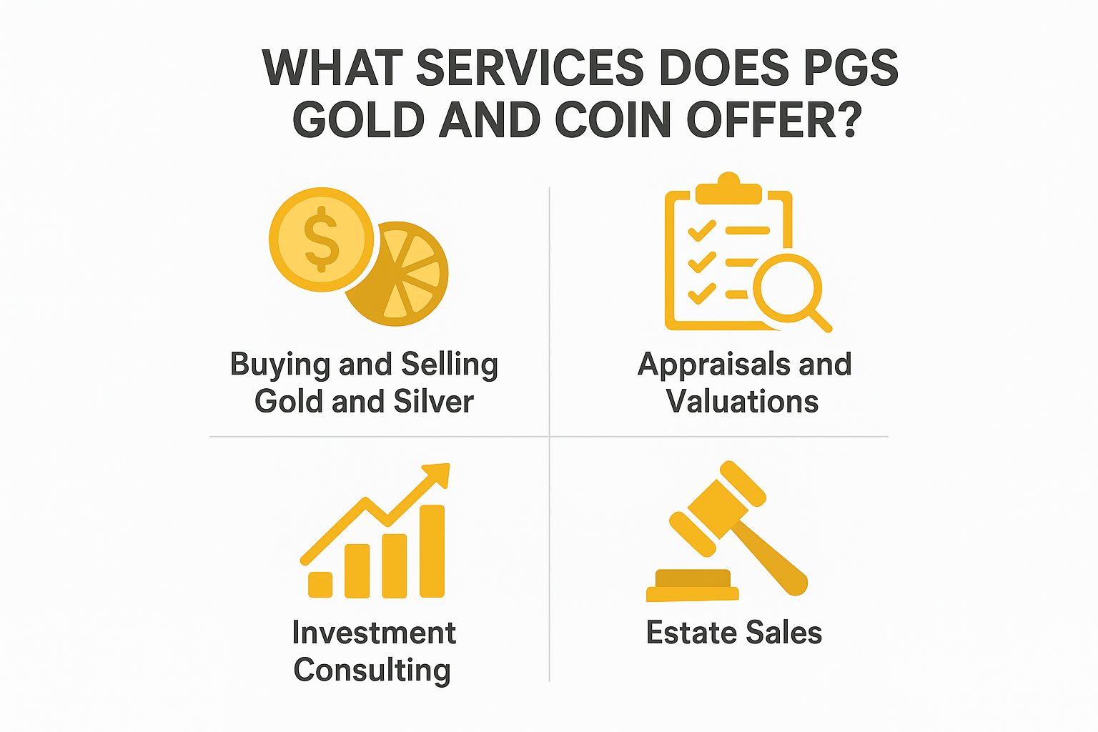 What Services Does Pgs Gold and Coin Offer?