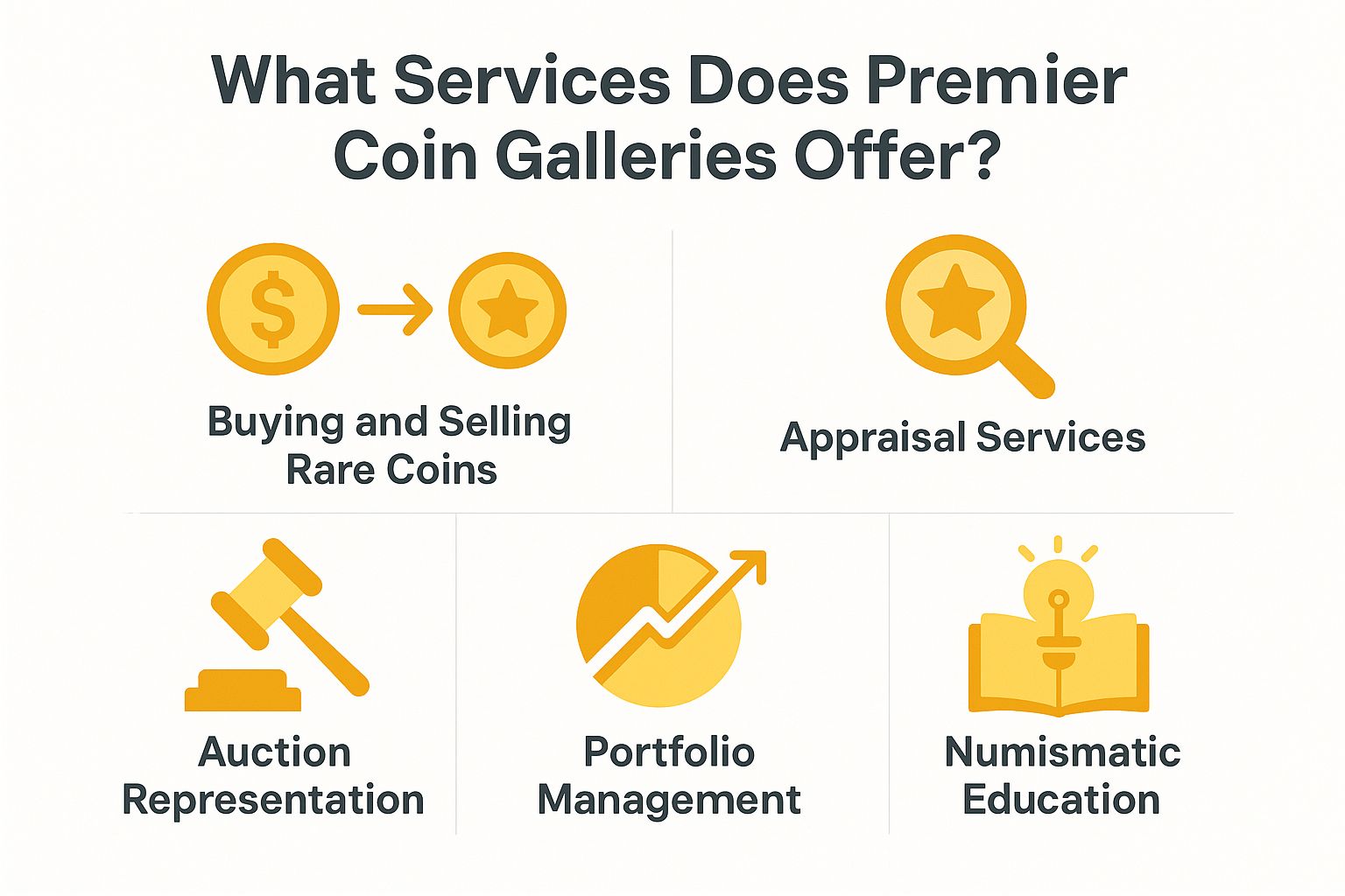 What Services Does Premier Coin Galleries Offer?