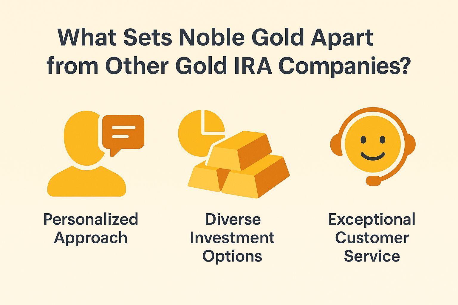 What Sets Noble Gold Apart from Other Gold IRA Companies?