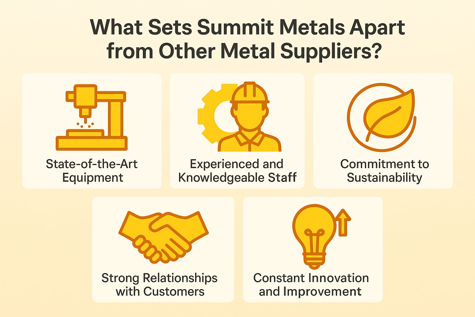 What Sets Summit Metals Apart from Other Metal Suppliers?