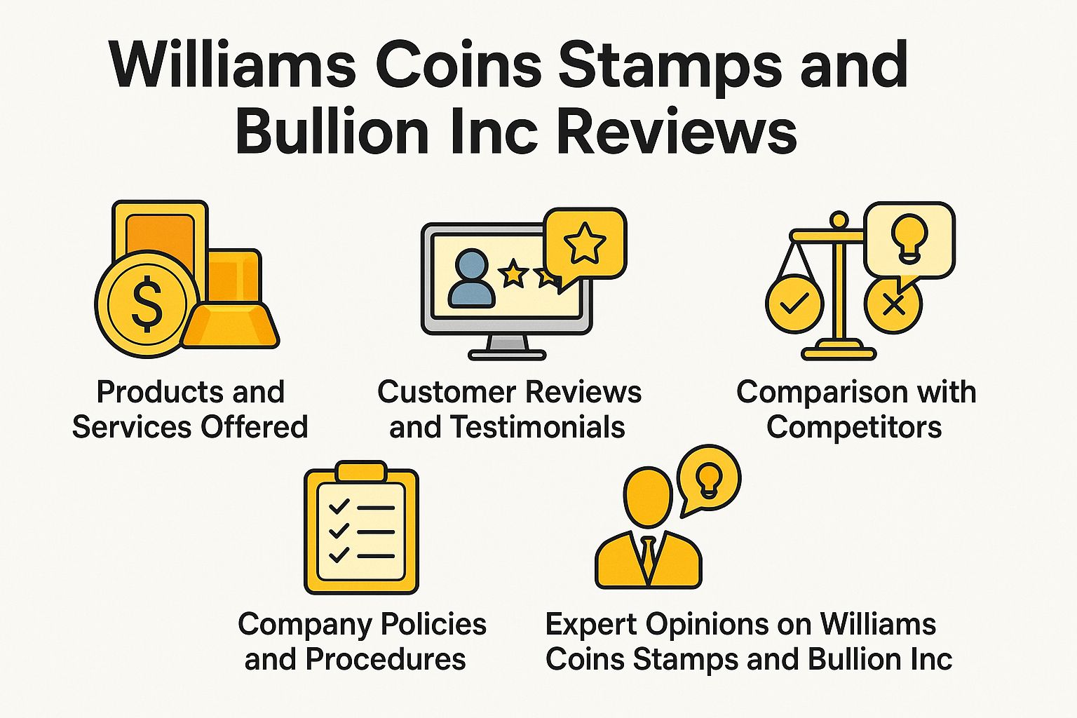 Williams Coins Stamps and Bullion Inc Reviews